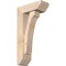Ekena Millwork Legacy Slat Smooth Bracket w/ Offset Brace, Douglas Fir, 5 1/2"W x 14"D x 26"H BKT0604X14X26LEC06SDF - alternate 1